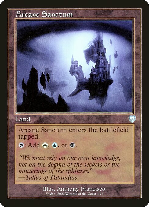 naokuroshop MTG [BRC][0173][土地][U][[EN][秘儀の聖域/Arcane Sanctum] NM