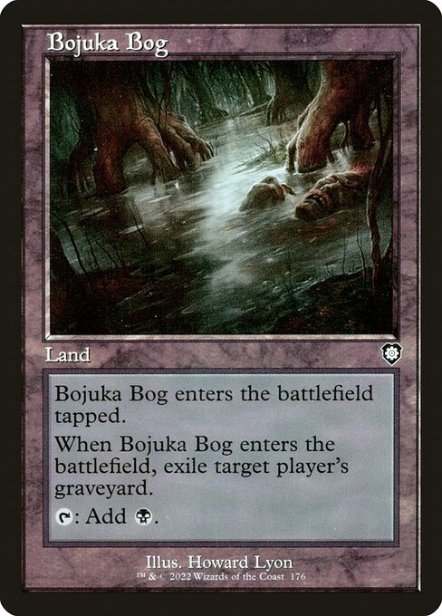 naokuroshop MTG [BRC][0176][土地][C][[EN][ボジューカの沼/Bojuka Bog] NM