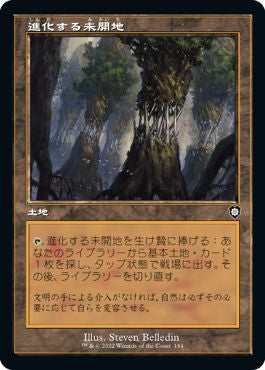 naokuroshop MTG [BRC][0184][土地][C][[JP][進化する未開地/Evolving Wilds] NM