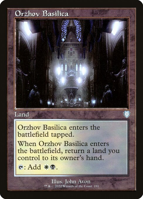 naokuroshop MTG [BRC][0191][土地][U][[EN][オルゾフの聖堂/Orzhov Basilica] NM