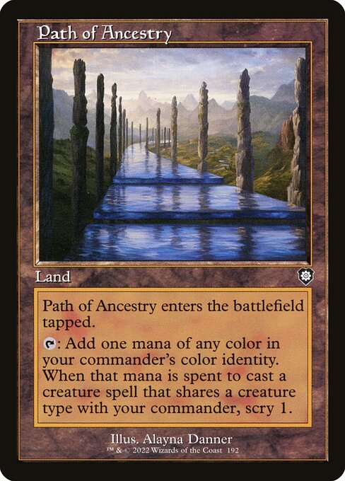 naokuroshop MTG [BRC][0192][土地][C][[EN][祖先の道/Path of Ancestry] NM