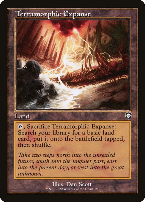 naokuroshop MTG [BRC][0210][土地][C][[EN][広漠なる変幻地/Terramorphic Expanse] NM