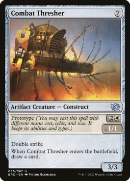 naokuroshop MTG [BRO][035][茶][U][EN][戦闘の打破者/Combat Thresher]（foil） NM