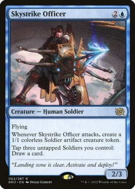 naokuroshop MTG [BRO][062][青][R][EN][天空射の士官/Skystrike Officer] NM