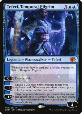 naokuroshop MTG [BRO][066][青][M][EN][時間の旅人、テフェリー/Teferi, Temporal Pilgrim]（foil） NM