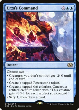 naokuroshop MTG [BRO][070][青][R][EN][ウルザの命令/Urza's Command]（foil） NM