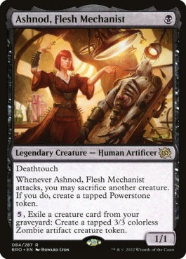 naokuroshop MTG [BRO][084][黒][R][EN][肉体装置技師、アシュノッド/Ashnod, Flesh Mechanist]（foil） NM