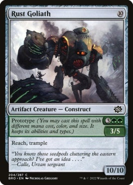 naokuroshop MTG [BRO][204][茶][C][EN][錆ゴライアス/Rust Goliath]（foil） NM