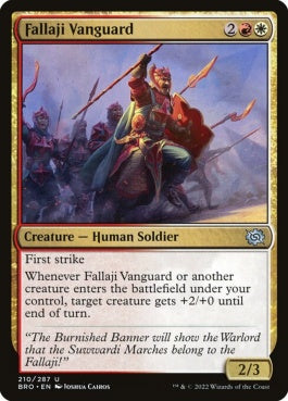 naokuroshop MTG [BRO][210][多][U][EN][ファラジの先兵/Fallaji Vanguard]（foil） NM