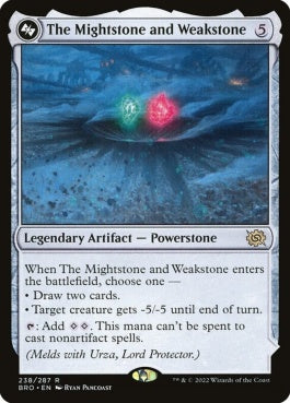 naokuroshop MTG [BRO][238][茶][R][EN][マイトストーンとウィークストーン/The Mightstone and Weakstone] NM