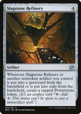 naokuroshop MTG [BRO][243][茶][U][EN][金屑石の精錬所/Slagstone Refinery] NM