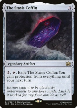 naokuroshop MTG [BRO][245][茶][R][EN][停滞の棺/The Stasis Coffin]（foil） NM