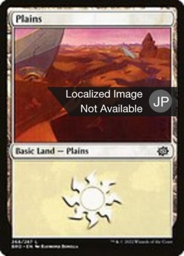 naokuroshop MTG [BRO][268][土地][C][JP][平地/Plains]（foil） NM