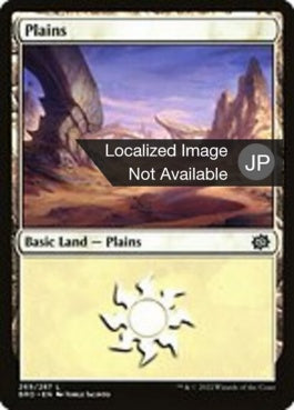 naokuroshop MTG [BRO][269][土地][C][JP][平地/Plains]（foil） NM