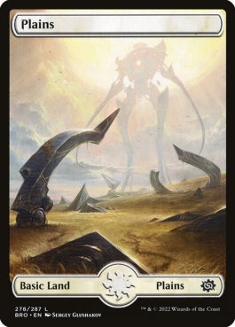 naokuroshop MTG [BRO][278][土地][C][EN][平地/Plains]（foil） NM