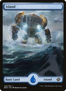 naokuroshop MTG [BRO][280][土地][C][EN][島/Island]（foil） NM