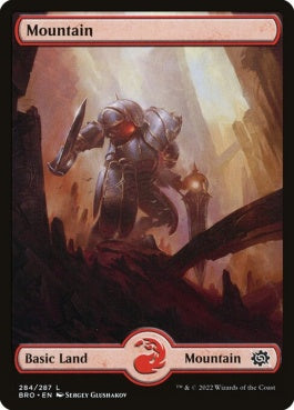 naokuroshop MTG [BRO][284][土地][C][EN][山/Mountain]（foil） NM