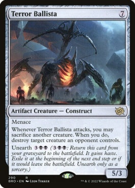 naokuroshop MTG [BRO][290][茶][R][EN][恐怖のバリスタ/Terror Ballista]（foil） NM