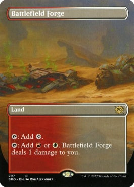 naokuroshop MTG [BRO][297][土地][R][EN][戦場の鍛冶場/Battlefield Forge]（foil） NM