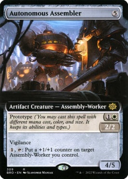 naokuroshop MTG [BRO][309][茶][R][EN][自律型組立工/Autonomous Assembler]（foil） NM