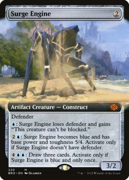 naokuroshop MTG [BRO][320][茶][M][EN][高波エンジン/Surge Engine]（foil） NM