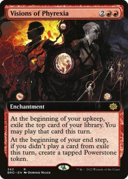 naokuroshop MTG [BRO][342][赤][R][EN][ファイレクシアの幻視/Visions of Phyrexia]（foil） NM