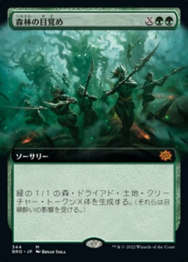 naokuroshop MTG [BRO][344][緑][M][JP][森林の目覚め/Awaken the Woods] NM