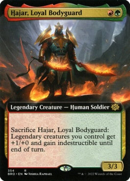 naokuroshop MTG [BRO][354][多][R][EN][忠実な護衛、ハジャール/Hajar, Loyal Bodyguard]（foil） NM