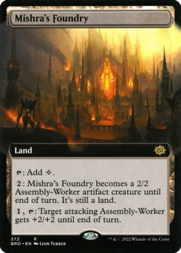 naokuroshop MTG [BRO][372][土地][R][EN][ミシュラの鋳造所/Mishra's Foundry] NM