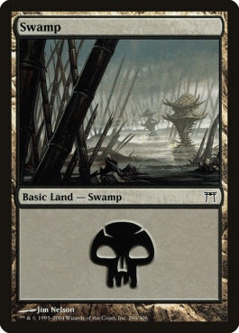 naokuroshop MTG [CHK][296][土地][C][JP][沼/Swamp] NM