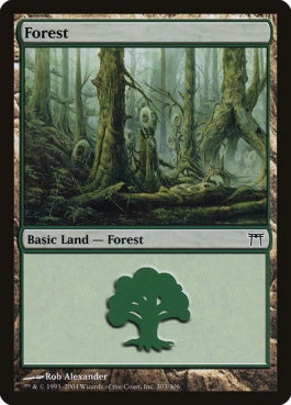 naokuroshop MTG [CHK][303][土地][C][EN][森/Forest] NM