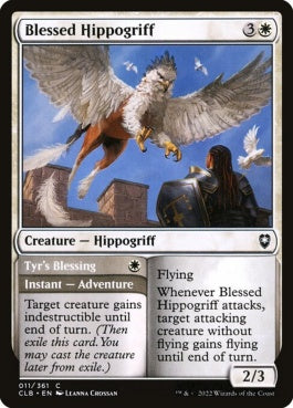 naokuroshop MTG [CLB][011][白][C][EN][祝福のヒポグリフ/Blessed Hippogriff]（foil） NM