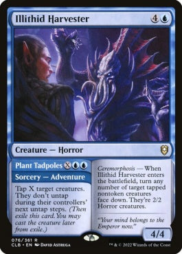 naokuroshop MTG [CLB][076][青][R][EN][イリシッドの収穫者/Illithid Harvester] NM