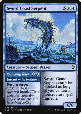 naokuroshop MTG [CLB][099][青][C][EN][ソード・コーストの海蛇/Sword Coast Serpent] NM