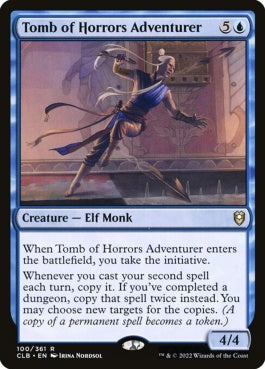 naokuroshop MTG [CLB][100][青][R][EN][恐怖の墓所の冒険者/Tomb of Horrors Adventurer]（foil） NM