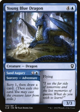 naokuroshop MTG [CLB][106][青][C][EN][ヤング・ブルー・ドラゴン/Young Blue Dragon]（foil） NM