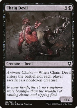 naokuroshop MTG [CLB][120][黒][C][EN][チェイン・デヴィル/Chain Devil]（foil） NM