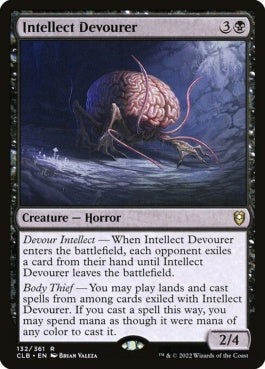 naokuroshop MTG [CLB][132][黒][R][EN][インテレクト・ディヴァウラー/Intellect Devourer]（foil） NM