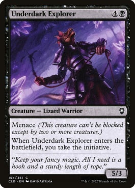 naokuroshop MTG [CLB][154][黒][C][EN][アンダーダークの探検者/Underdark Explorer]（foil） NM