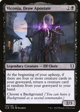 naokuroshop MTG [CLB][156][黒][U][EN][ドラウの背教者、ヴィコニア/Viconia, Drow Apostate] NM