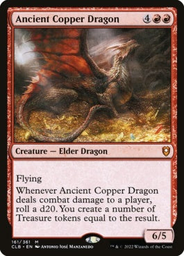 naokuroshop MTG [CLB][161][赤][M][EN][エインシャント・カッパー・ドラゴン/Ancient Copper Dragon]（foil） NM