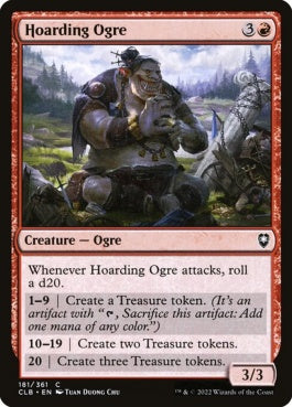 naokuroshop MTG [CLB][181][赤][C][EN][溜め込むオーガ/Hoarding Ogre]（foil） NM