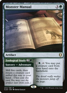 naokuroshop MTG [CLB][242][緑][R][EN][モンスター・マニュアル/Monster Manual]（foil） NM