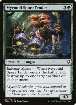 naokuroshop MTG [CLB][243][緑][C][EN][マイコニドの胞子撒き/Myconid Spore Tender] NM