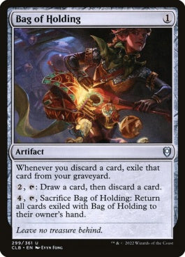 naokuroshop MTG [CLB][299][茶][U][EN][保有の鞄/Bag of Holding]（foil） NM