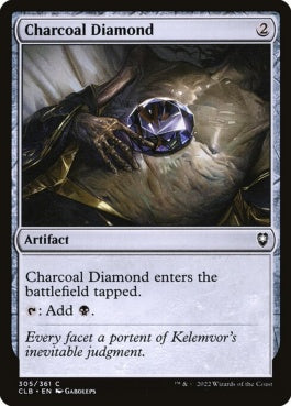 naokuroshop MTG [CLB][305][茶][C][EN][炭色のダイアモンド/Charcoal Diamond]（foil） NM