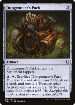 naokuroshop MTG [CLB][312][茶][U][EN][地下探険家パック/Dungeoneer's Pack]（foil） NM