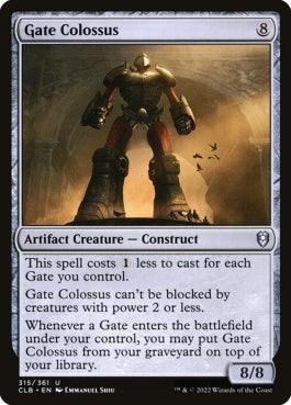 naokuroshop MTG [CLB][315][茶][U][EN][門の巨像/Gate Colossus]（foil） NM