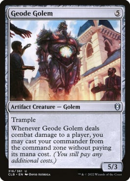 naokuroshop MTG [CLB][316][茶][U][EN][晶洞ゴーレム/Geode Golem]（foil） NM