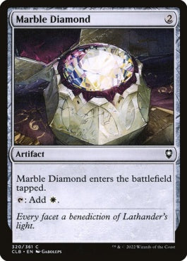 naokuroshop MTG [CLB][320][茶][C][EN][乳白色のダイアモンド/Marble Diamond] NM